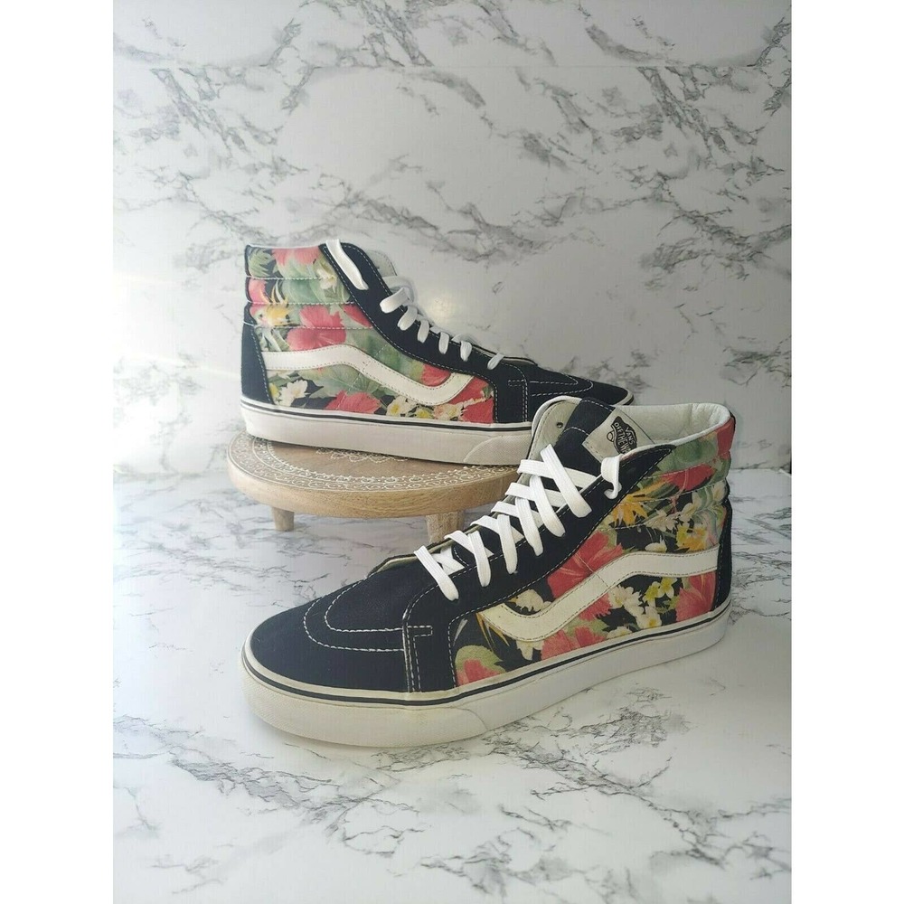 Vans Mens Sk8 Hi 721356 Canvas Lace Up Multicolor Skateboarding Shoes Size US 11 - Picture 2 of 11
